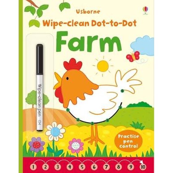 Wipe-clean Dot-to-dot Farm image 0