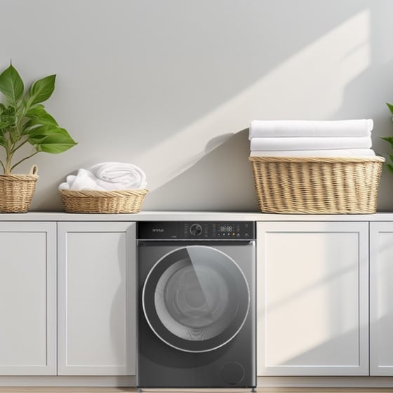 OMNYS WNM-10IN25BET 10kg 1.400 Στροφές Inox Πλυντήριο Ρούχων image 5