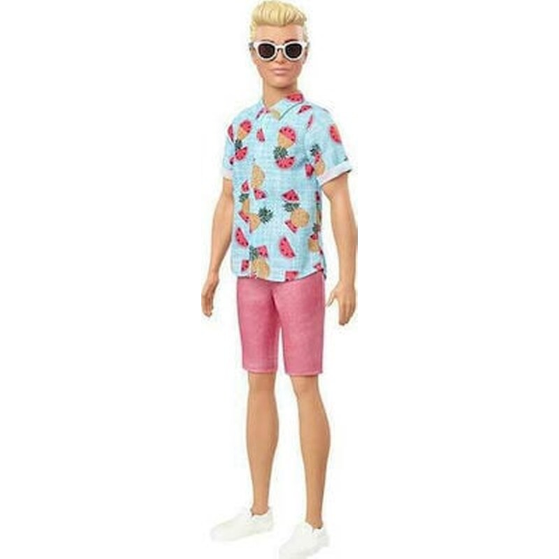 Ken Fashionistas Fruit Print Shirt Barbie