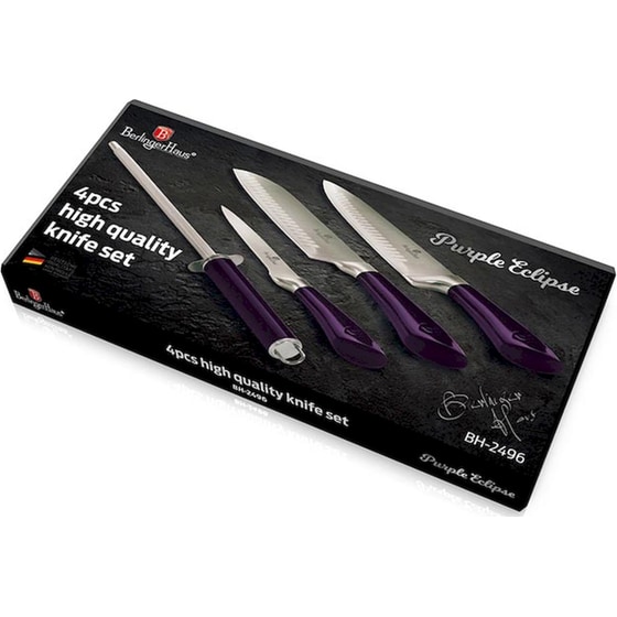 Σετ Μαχαίρια Berlinger Haus Purple Eclipse Collection από Ανοξείδωτο Ατσάλι 4 Τμχ image 2