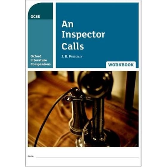 Oxford Literature Companions: An Inspector Calls Workbook image 0