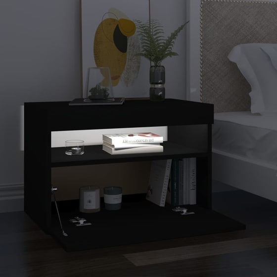 Έπιπλο Τηλεόρασης VidaXL από Μοριοσανίδα 60x35x40cm - Μαύρο image 6