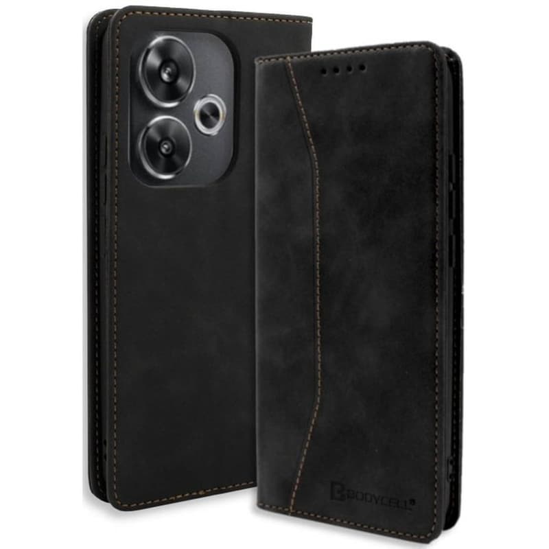 BODYCELL Θήκη Xiaomi Poco F6 - Bodycell Book Case - Black