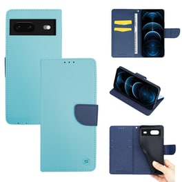 Θήκη Google Pixel 7 - Sonique Trend Book - Σιέλ Σκούρο Μπλε