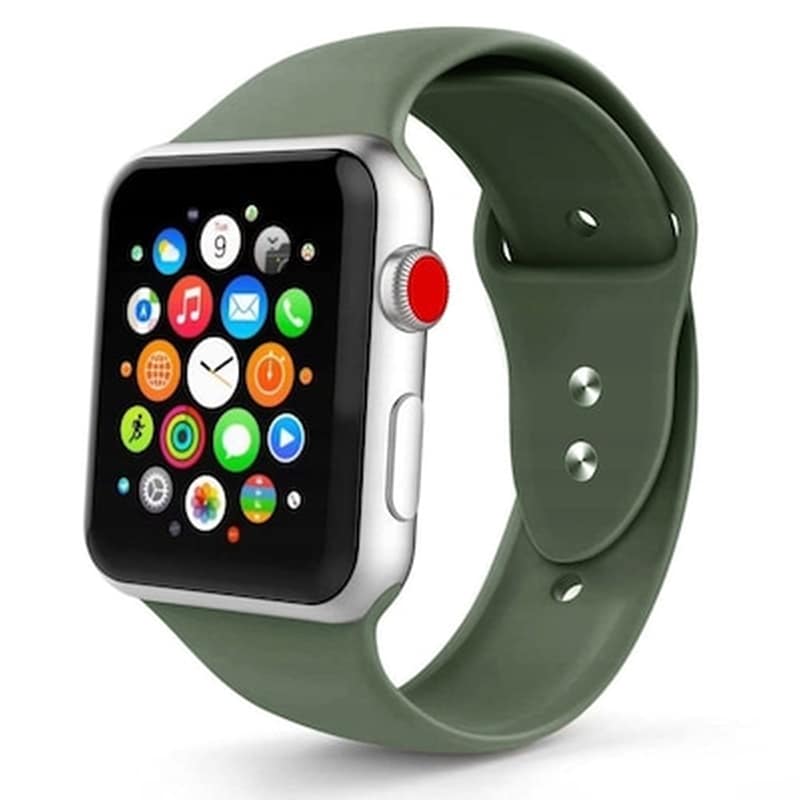 TECH-PROTECT Λουράκι Tech-Protect Smoothband για Apple Watch 42/44/45mm - Πράσινο