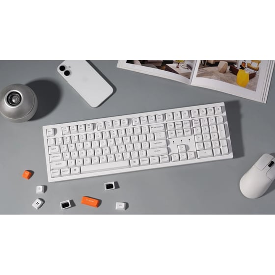 Keychron K10 Max QMK K10M-H3 Ασύρματο Gaming Μηχανικό Πληκτρολόγιο με Keychron Super Brown διακόπτες και RGB φωτισμό (Αγγλικό US) image 1