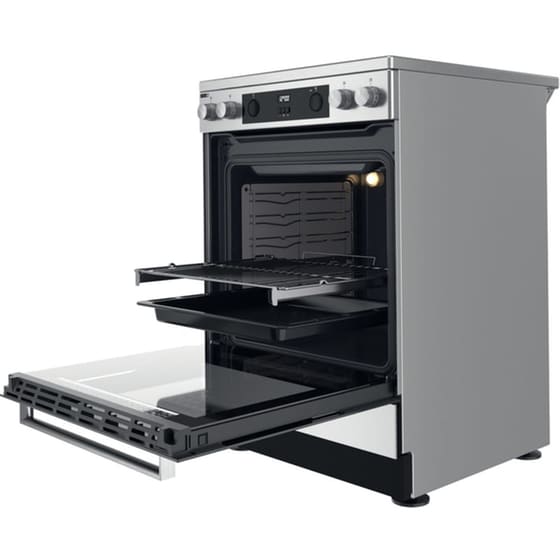 WHIRLPOOL WS68V8CCXT 83 Lt Inox Ηλεκτρική Κουζίνα Κεραμική image 5