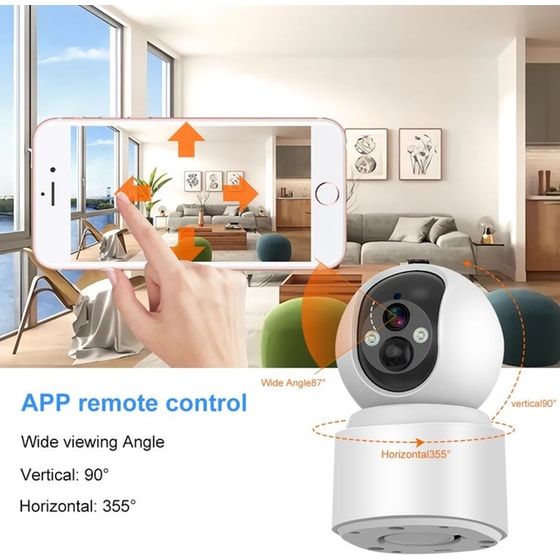 Ασύρματη IP Camera Levofast JK42-VQ001 HD Επιτραπέζια με WiFi image 8