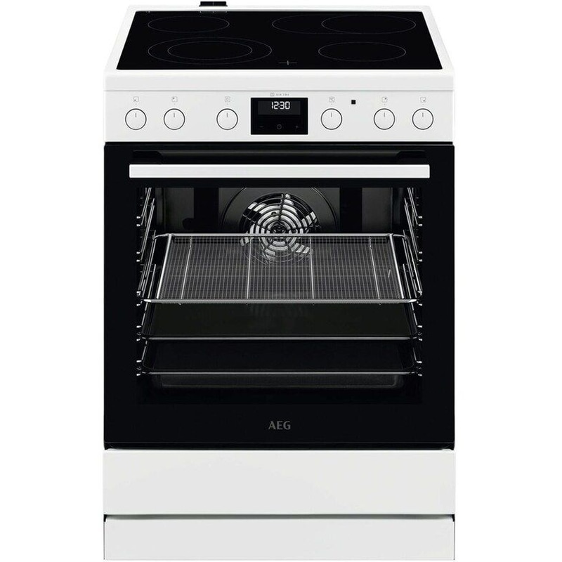 AEG AEG CCB6442NBW SurroundCook 73 Lt Λευκό Ηλεκτρική Κουζίνα Κεραμική