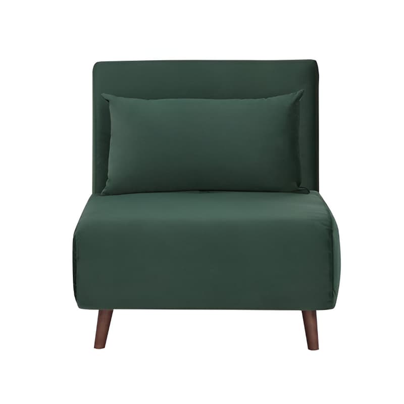 Πολυθρόνα Κρεβάτι Next Stockholm από Ύφασμα - Πράσινη