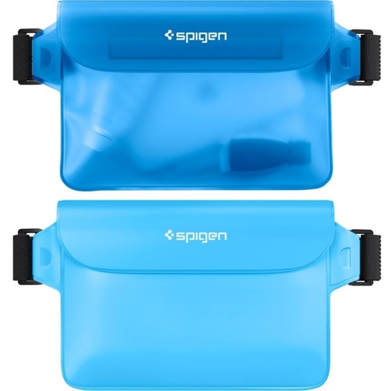 Θήκη Universal - Spigen A620 Aqua Shield Waterproof Pouch Bag - Sea Blue - 2 τμχ image 1
