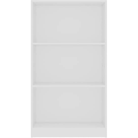 Βιβλιοθήκη VidaXL από Μοριοσανίδα 60x24x109 cm - Λευκό image 7