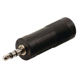 Αντάπτορας Powertech 3.5mm male σε 6.3mm female Μαύρο