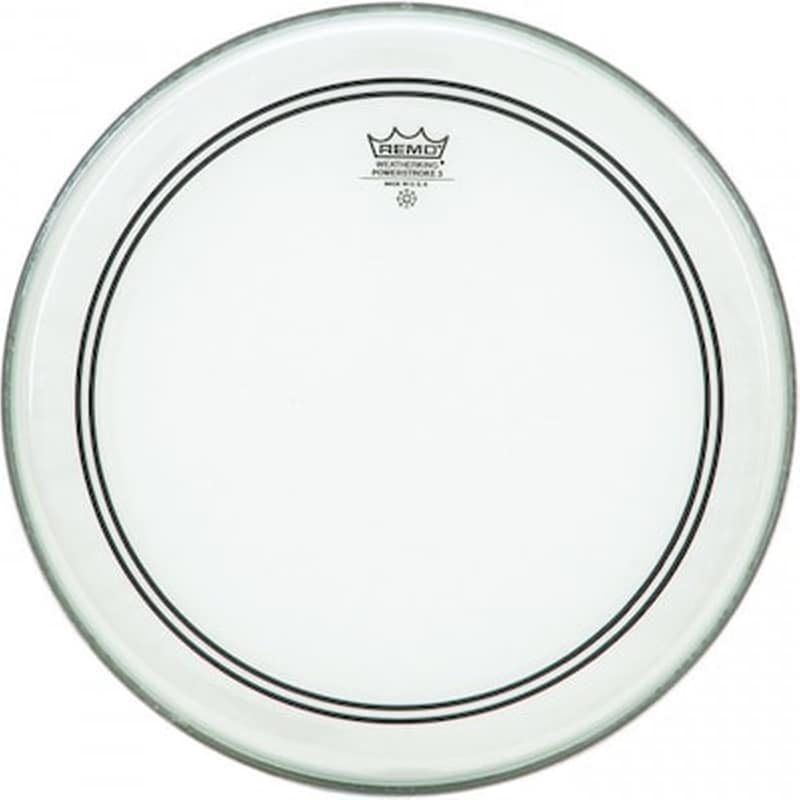 REMO Δέρμα Για Drums Remo Powerstroke 3 Clear 18