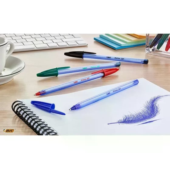 Στυλό Διαρκείας Bic Cristal Soft 4 Χρωμάτων 1.2mm (4 Τεμάχια) image 4