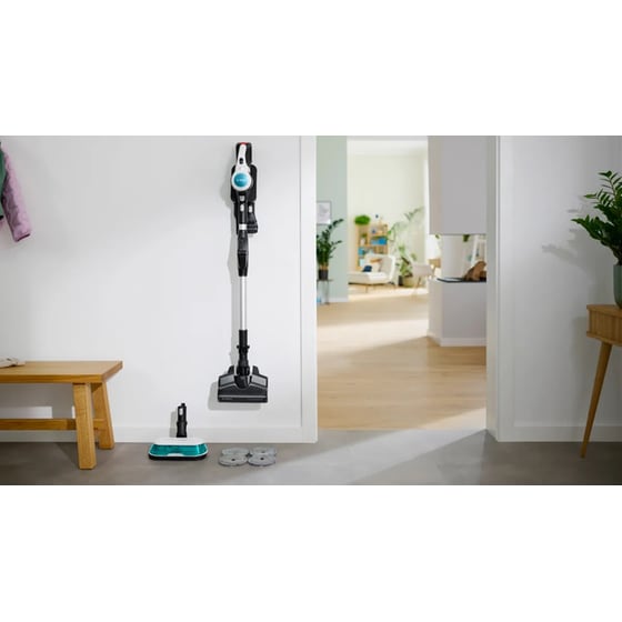 BOSCH Unlimited 7 ProHygienic Aqua BCS71HYG1 18 V 0.3 L Λευκή Σκούπα Stick image 15