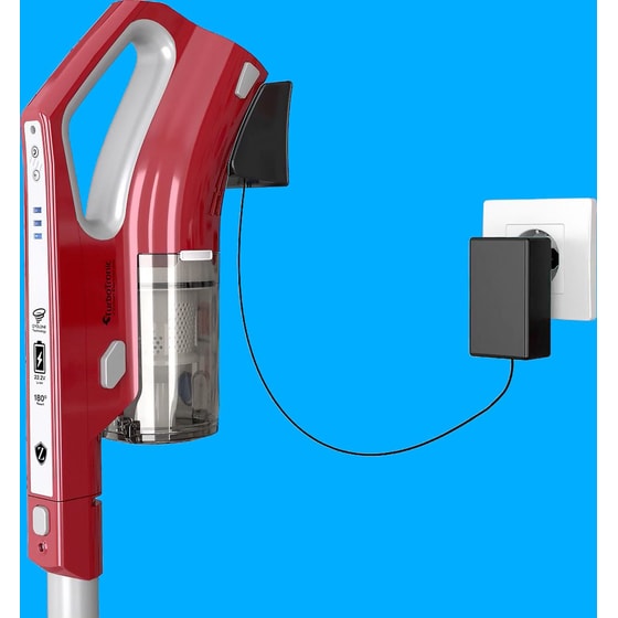 TURBOTRONIC TT-VS180 180 W 1 L Κόκκινη Σκούπα Stick image 8