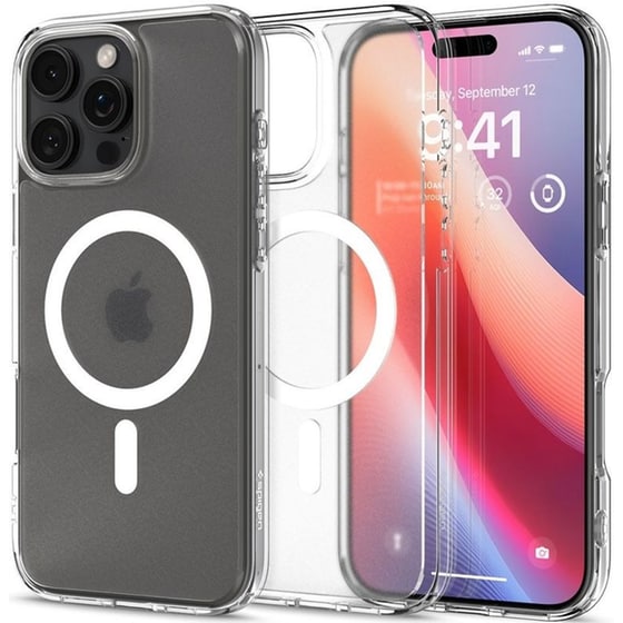 Θήκη Apple Iphone 16 Pro - Spigen Ultra Hybrid Magfit Με Magsafe - Frost Clear (acs08133) image 0