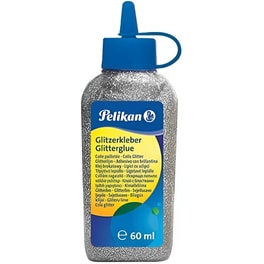 Κόλλα Glitter Pelikan 60ml Ασημί (1 Τεμάχιο)