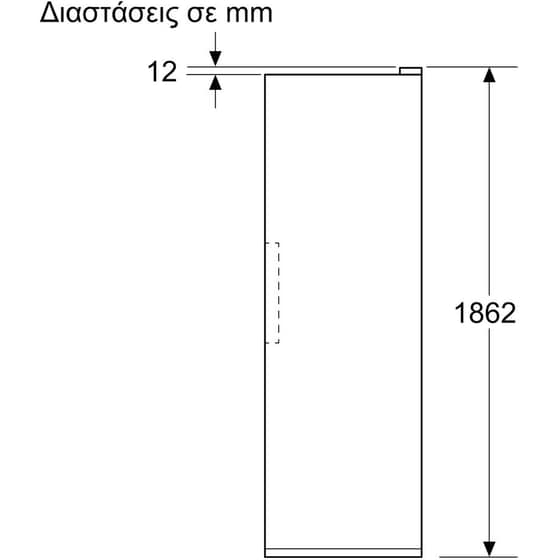 BOSCH GSN36VIDG 334 Lt Inox Όρθιος Καταψύκτης image 14