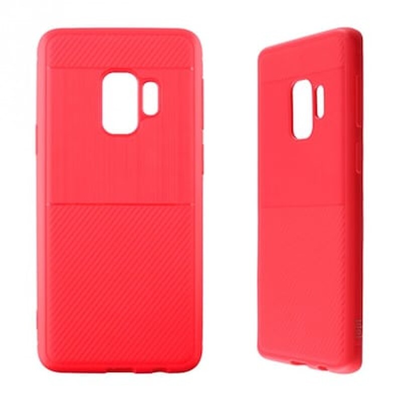 Θήκη Samsung Galaxy S9+ - Idol 1991 Carbon TPU - Red