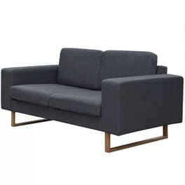 Διθέσιος Καναπές VidaXL 156x82cm - Σκούρο Γκρι