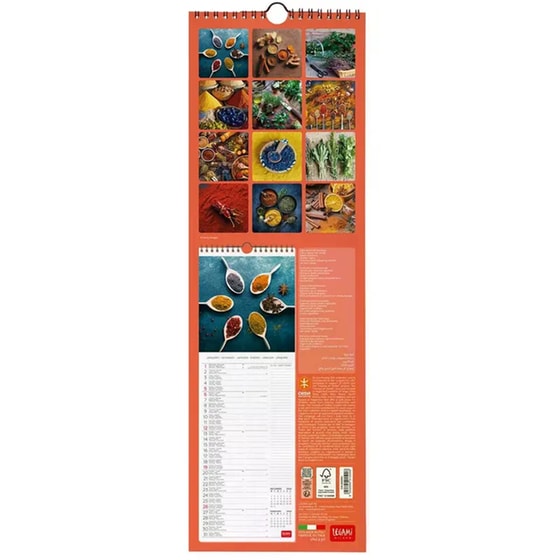 Ημερολόγιο Τοίχου Legami 2025 Herbs & Spices 16x49 cm image 2
