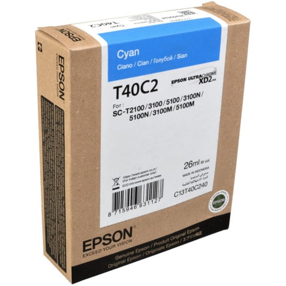 Epson C13T40C240 Κυανό Μελάνι Εκτυπωτή image 1