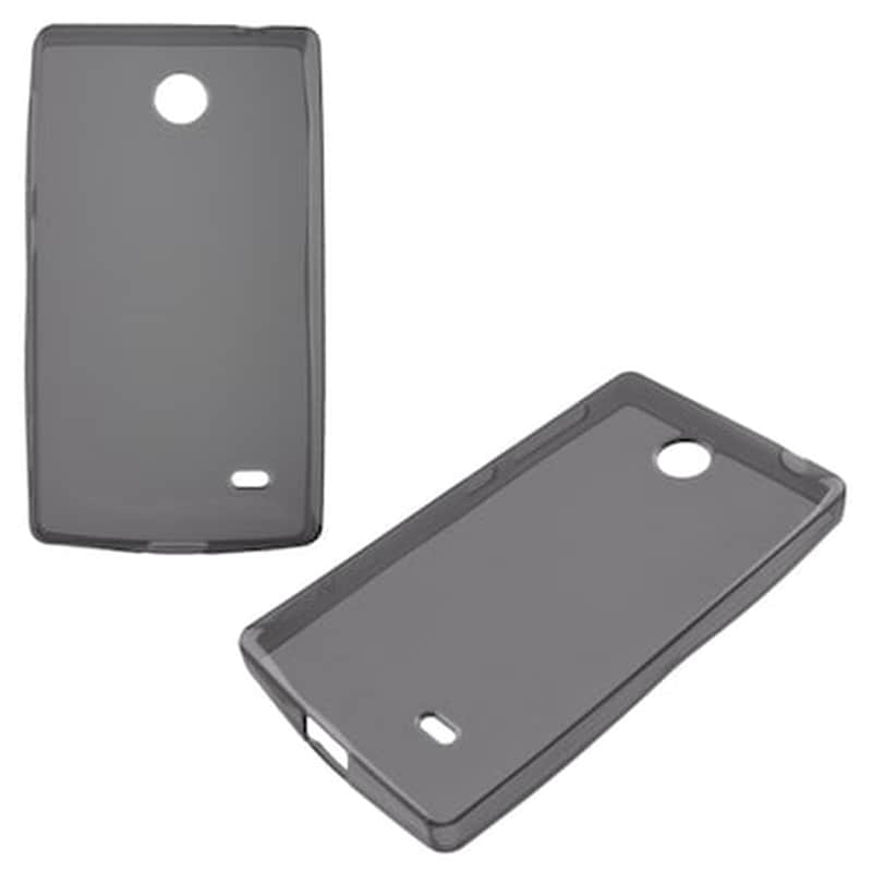 Θήκη Nokia Lumia X A110 - Volte-Tel SlimColor TPU - Διάφανο Γκρι