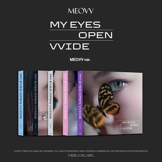 1st EP Album My Eyes Open Vvide (Meovv Ver.) image 0