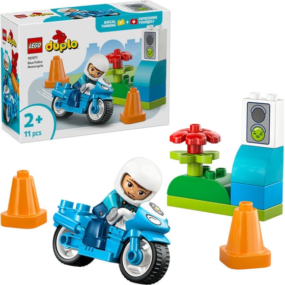 LEGO® Duplo® Blue Police Motorcycle (10471) image 1
