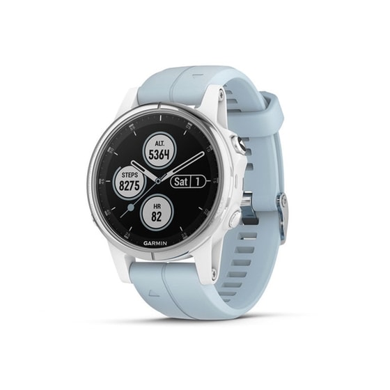 Smartwatch Garmin fenix 5S Plus Ασημί/Μαύρο image 0