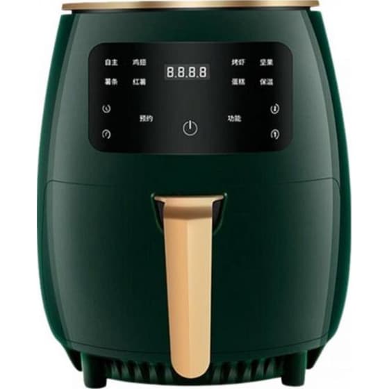 CHEFFINGER CF-AFRY4.5 02AFRGRN με Αποσπώμενο Κάδο 1400 W 4.5 L Πράσινο Φριτέζα Αέρος image 0