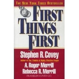 First Things First