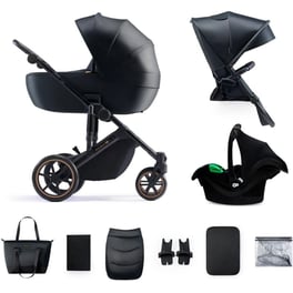 Βρεφικό Καρότσι Trio Set Prime2 3 IN1 Mink Pro Venezian Black