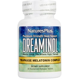 Ειδικό Συμπλήρωμα Διατροφής Nature's Plus Dreaminol Tri-Phase Melatonin Complex - 30 ταμπλέτες