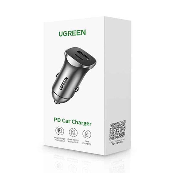 Αντάπτορας Φόρτισης UGREEN 18W PD+USB QC3.0 image 4