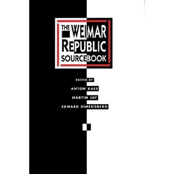The Weimar Republic Sourcebook image 0