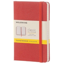 Σημειωματάριο Moleskine Large Squared Coral Orange Hard