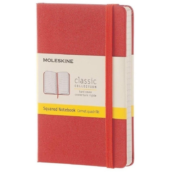Σημειωματάριο Moleskine Large Squared Coral Orange Hard image 0