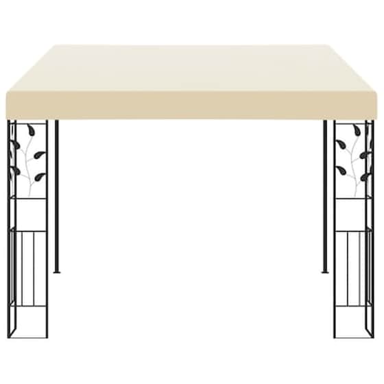 Κιόσκι Vidaxl Ατσάλι 3x3x2.5m - Κρεμ image 2