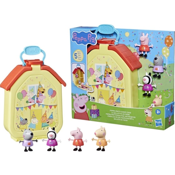 Hasbro Peppa Pig Party Carry Case Θήκη με 4 Φιγούρες (F8888) image 0