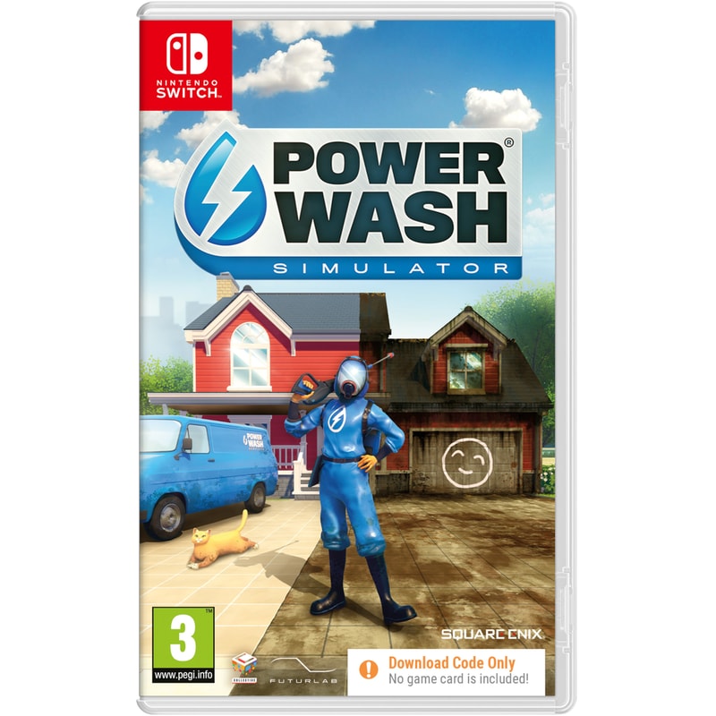 SQUARE ENIX Powerwash Simulator - Nintendo Switch (Code in a Box)