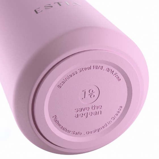 Ποτήρι Θερμός Estia Save The Aegean Lens Lavender 360ml image 1