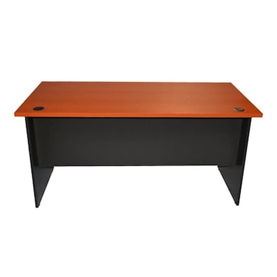 Γραφείο Εργασίας FreeBox από Μελαμίνη 120x60cm - Cherry/Μαύρο image 1