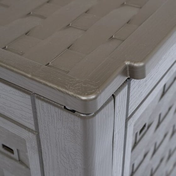 Vidaxl Κομποστοποιητής Κήπου Καφέ 60 X 60 X 83 Εκ. 300 Λίτρα image 2