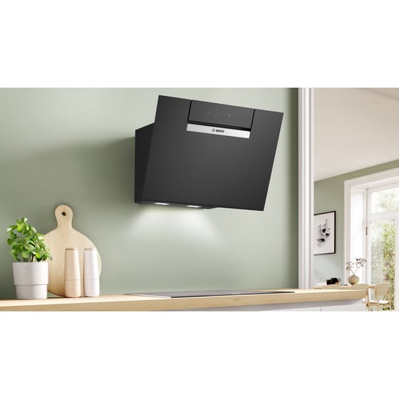 BOSCH DWK67FN60  60 cm Μαύρο Απορροφητήρας Καμινάδα - Τζάκι image 1