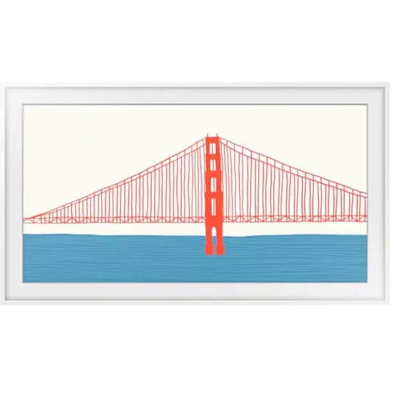 SAMSUNG Μαγνητικό Πλαίσιο Τηλεόρασης Samsung The Frame 75 VG-SCFA75WTBXC - Λευκό