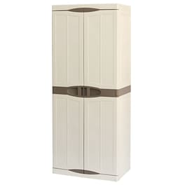 Ντουλάπα Artplast Δίφυλλη Πλαστική 70x46x180 cm - Καφέ
