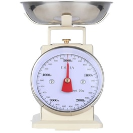 ΕSTIA ALLURE 5kg Μπεζ Αναλογική Ζυγαριά Κουζίνας